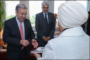 Antonio Guterres: Jawaher Al Qasimi leads efforts in advocacy & support of refugees in the MENA humanitarian crisis