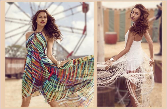 Bebe's Summer 2015 � Cirque Du Chic collection starring Irina Shayk launches in the UAE