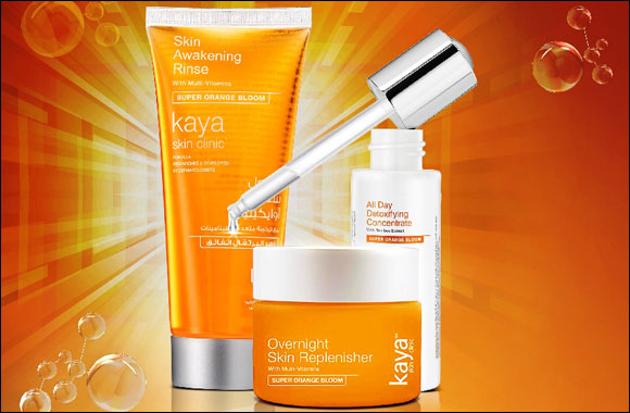 Kaya's Super Orange Bloom Range for Beautiful Summer Skin